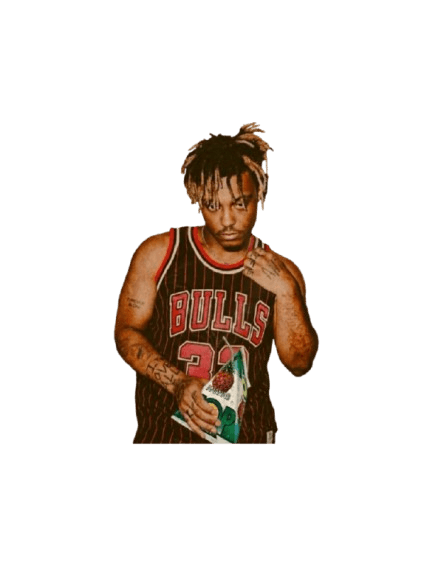 Juice WRLD in Bulls jersey